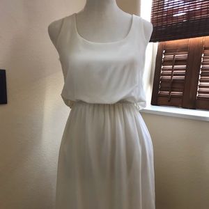 Cream Chiffon Dress